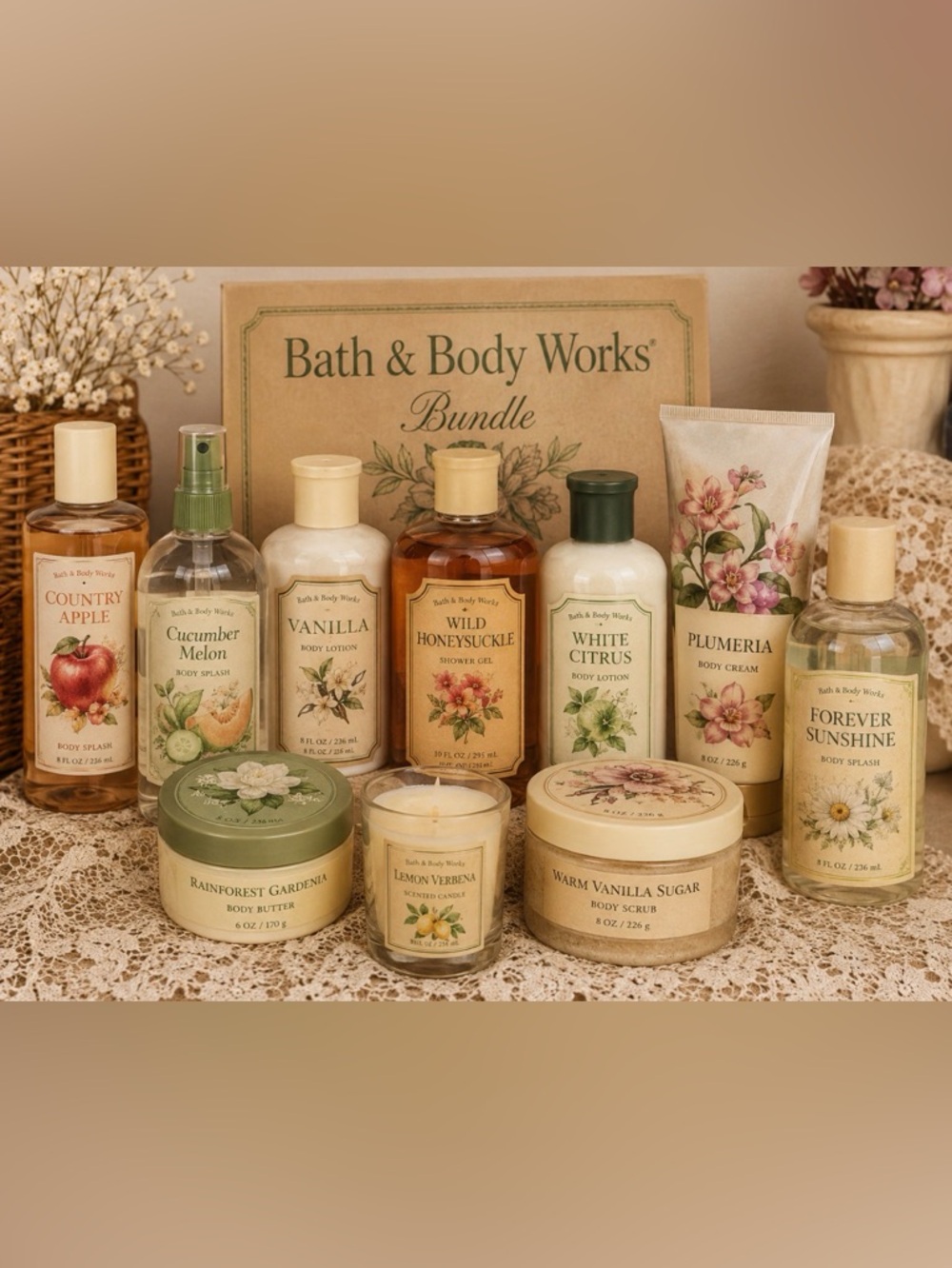 Mystery Box of Vintage Bath and Body Works items